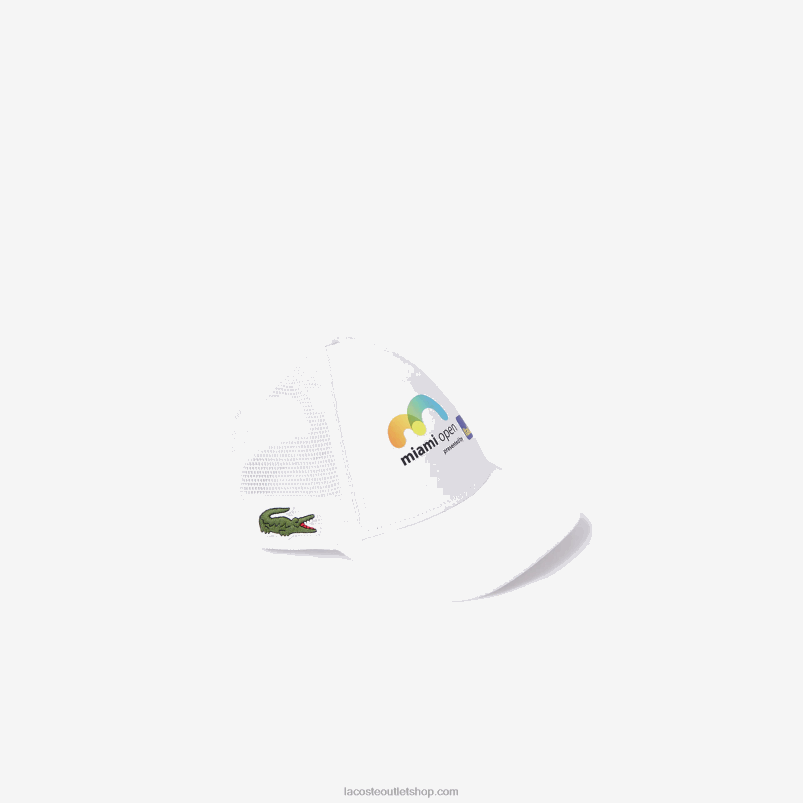 moški Lacoste bela 001 miami odprt klobuk P20DL2341