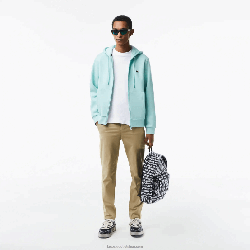 moški Lacoste mono noir blanc l57 nahrbtnik z logotipom neocroc P20DL1942