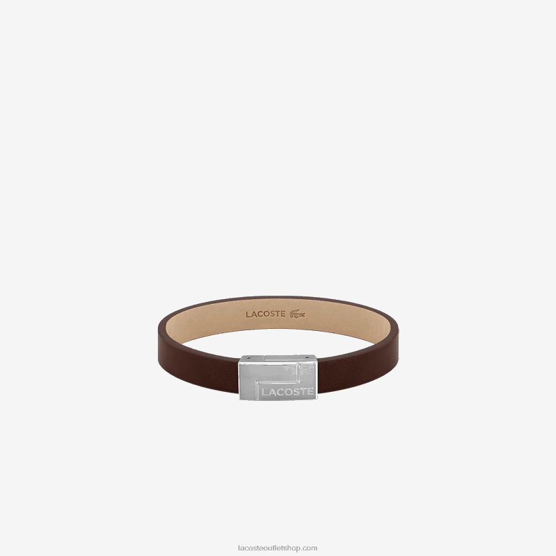moški Lacoste rjava 210 popotniška zapestnica P20DL2208