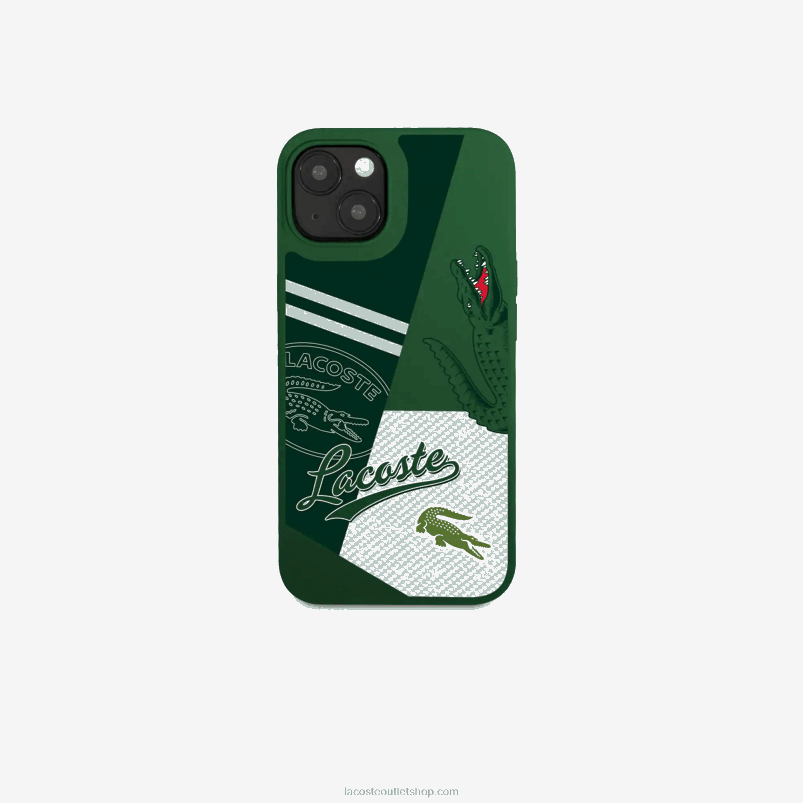 moški Lacoste vert 132 b01 etui za iphone 14 plus s potiskom patchwork P20DL2222
