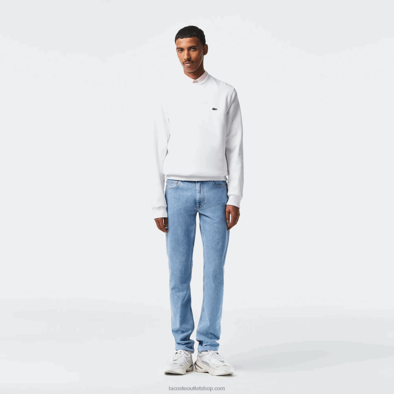 moški Lacoste modra mku ozke hlače iz raztegljivega bombaža P20DL418