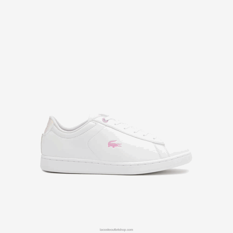mladinci Lacoste bela 21g sintetične superge carnaby P20DL3316