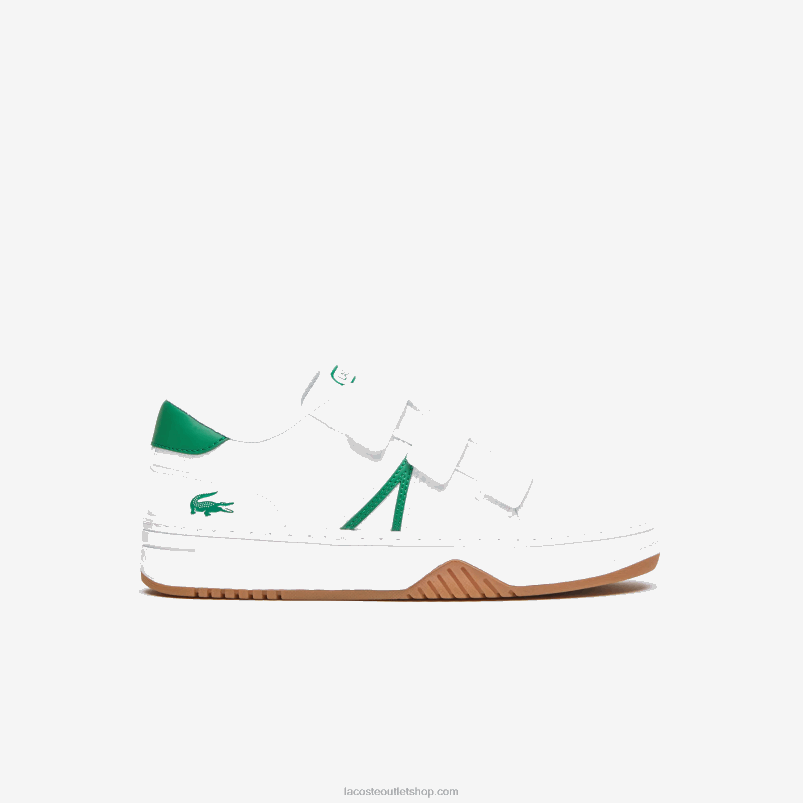 mladinci Lacoste belo/zelena 082 l001 sintetične superge P20DL3325