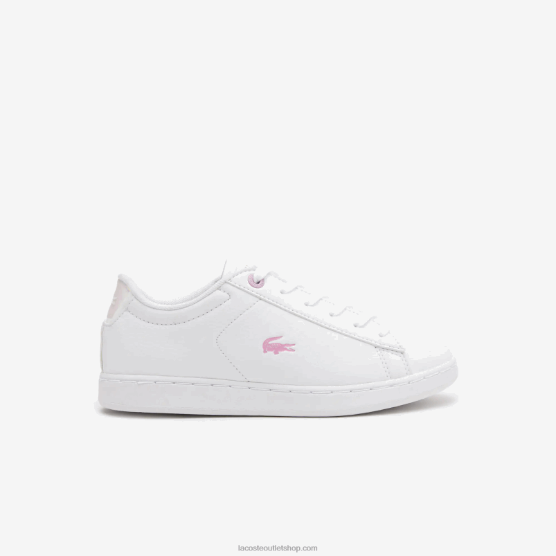 otroci Lacoste bela 21g carnaby sintetične superge P20DL3114