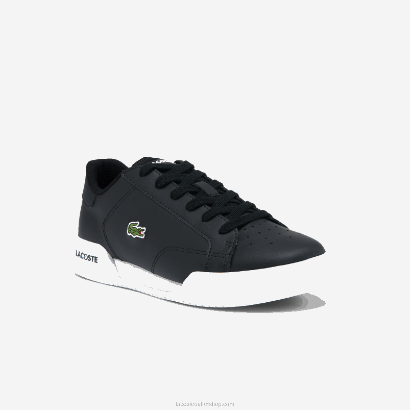 mladinci Lacoste črno-belo 312 twin serve sintetične superge P20DL3319