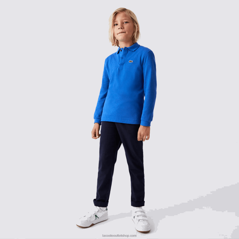 otroci Lacoste modra k1q navaden fit petit pique polo P20DL2943
