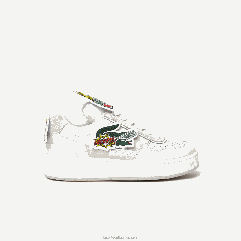 ženske Lacoste bela 21g usnjene superge ace clip P20DL2703