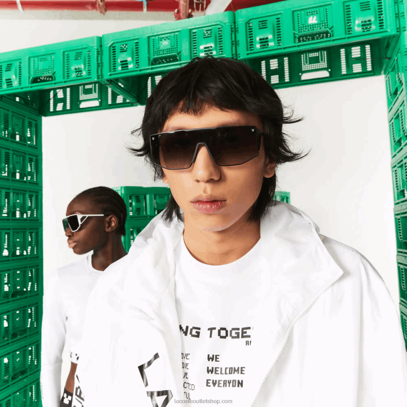 ženskečrno/modra 002 sončna očala minecraft metal shield lacoste x P20DL2260