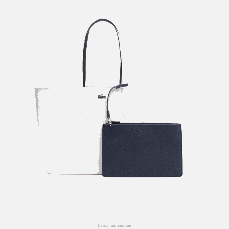 ženske Lacoste farine blue nuit l44 dvobarvna dvobarvna torba anna P20DL2776