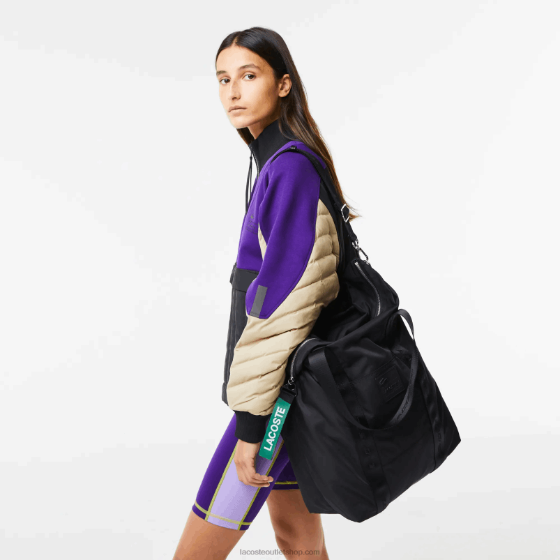 ženske Lacoste črna 000 velika torba z ročajem z blagovno znamko P20DL2846