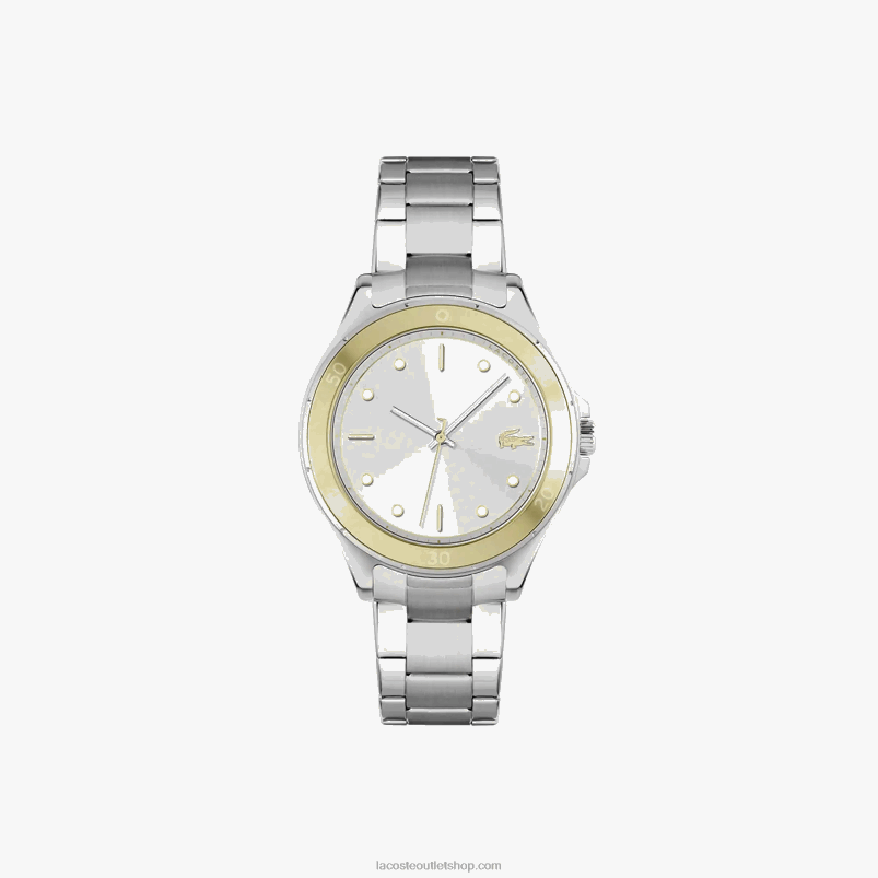 ženske Lacoste siva 000 trikraka ura iz nerjavečega jekla P20DL2918