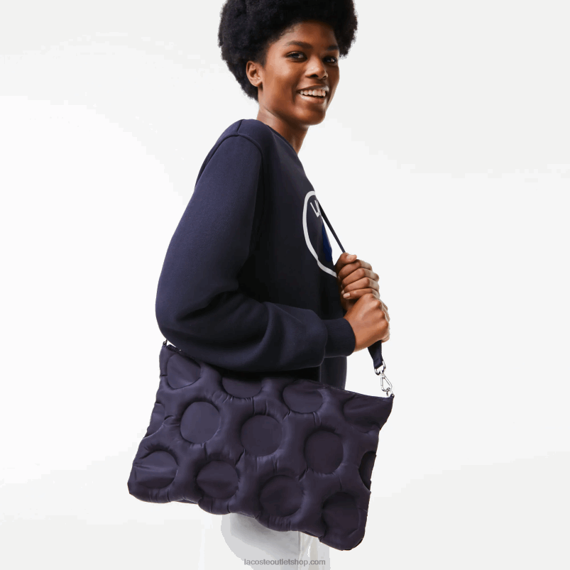 ženske Lacoste abimes l24 podložena crossover torba z učinkom žogice za golf P20DL2866