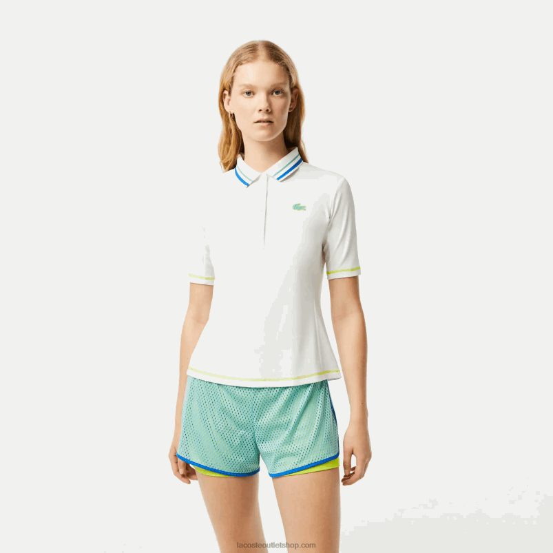 ženske Lacoste bela 70v tenis ultra-dry pique polo P20DL2366